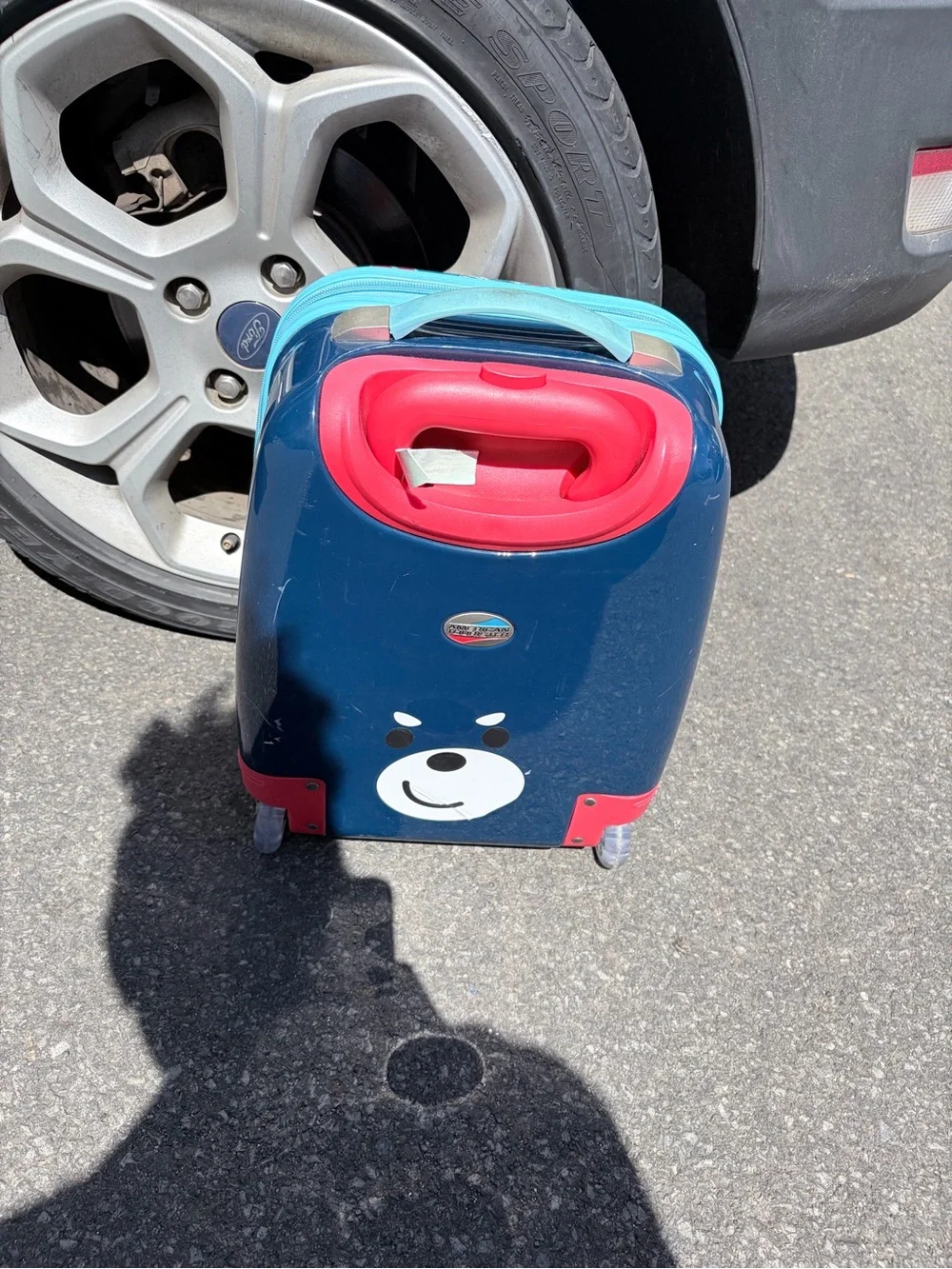 Paw Patrol Blue Red Kids Rolling Backpack Luggage